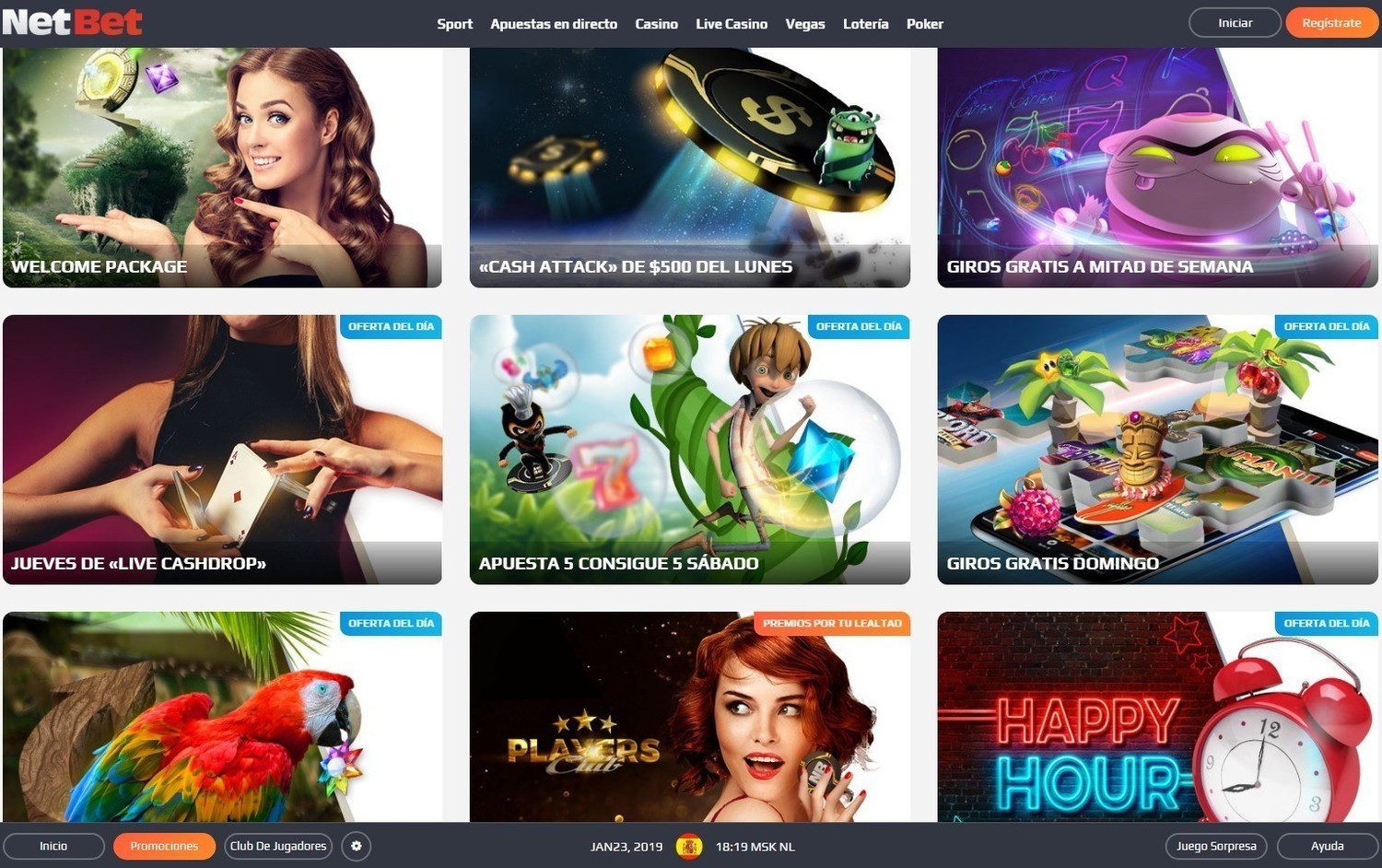 Bonos y promociones Casino NetBet