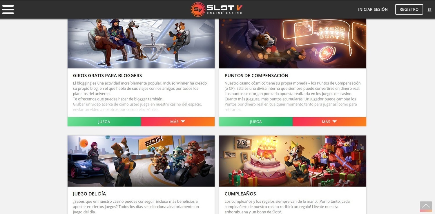 SlotV Bonos