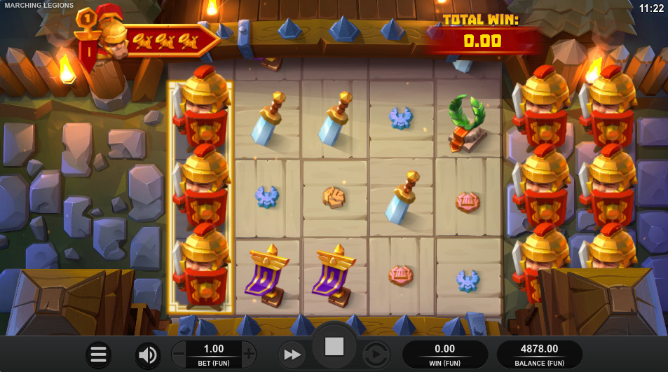 Marching Legions the last Relaxing Gaming's slot
